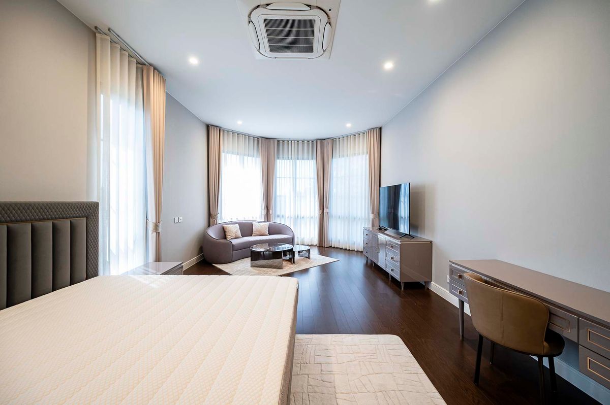 ให้เช่าบ้านพัฒนาการ ศรีนครินทร์ : บ้านเดี่ยวให้เช่า 📍 Narasiri Krungthep Kreetha 📍 5 ห้องนอน 6 ห้องน้ำ เฟอร์นิเจอร์ และ เครื่องใช้ไฟฟ้าครบ 