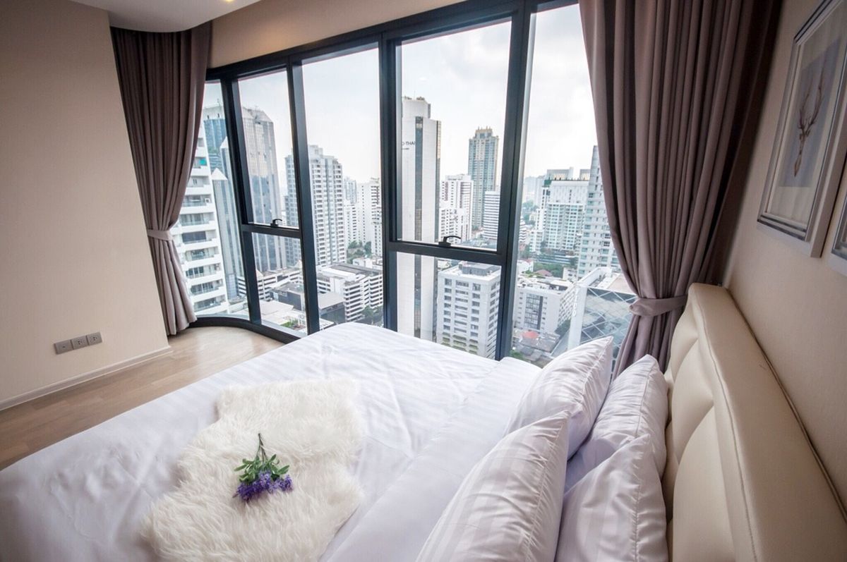 For RentCondoSukhumvit, Asoke, Thonglor : [Rent] Ashton Asoke, 2 bedrooms, 1 water 46 SQM, 23rd floor