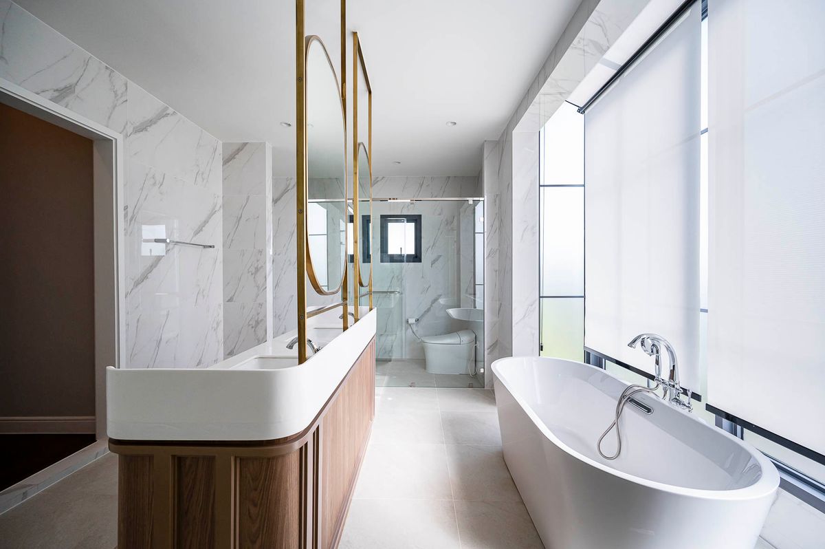 ให้เช่าบ้านพัฒนาการ ศรีนครินทร์ : บ้านเดี่ยวให้เช่า 📍 Narasiri Krungthep Kreetha 📍 5 ห้องนอน 6 ห้องน้ำ เฟอร์นิเจอร์ และ เครื่องใช้ไฟฟ้าครบ 