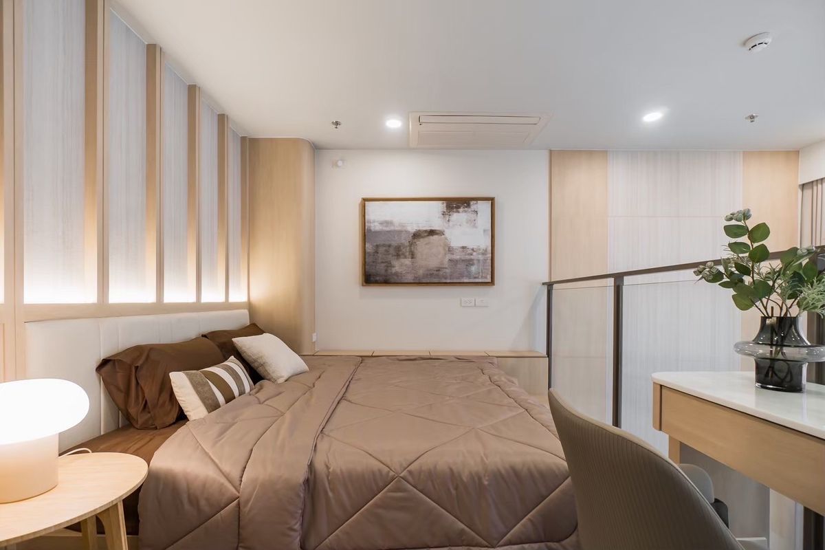 ให้เช่าคอนโดบางนา แบริ่ง ลาซาล : ปล่อยเช่า  Whizdom The Forestias  ตำแหน่งหายาก วิวสวยมาก Tree Top View เห็นป่าส่วนกลางของโครงการ