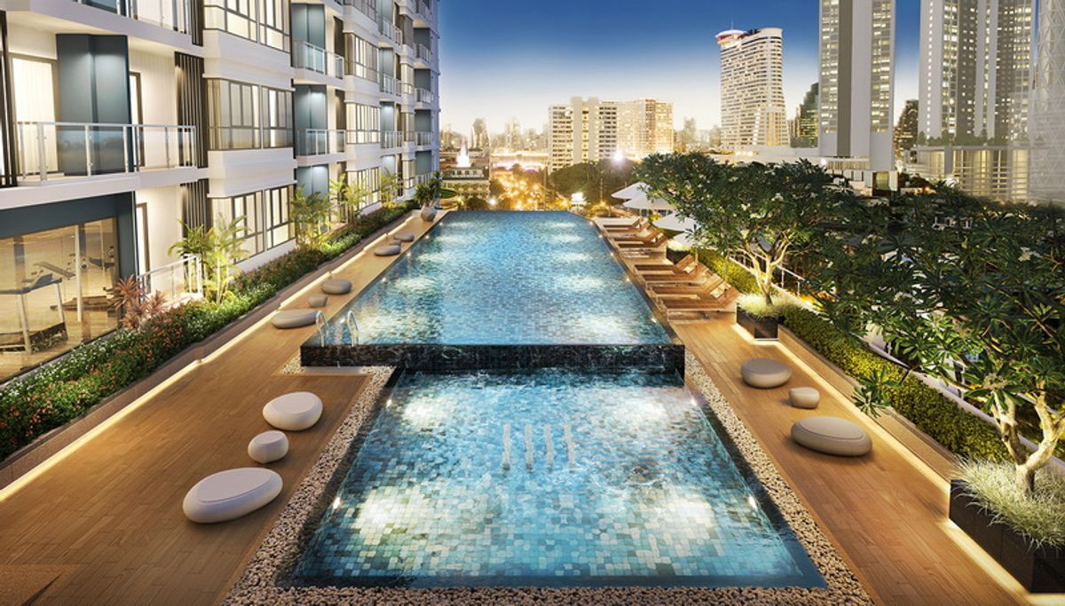 For RentCondoWongwianyai, Charoennakor : ✨ Want to be on the waterfront, luxury atmosphere, Supalai Premier is the answer ✔