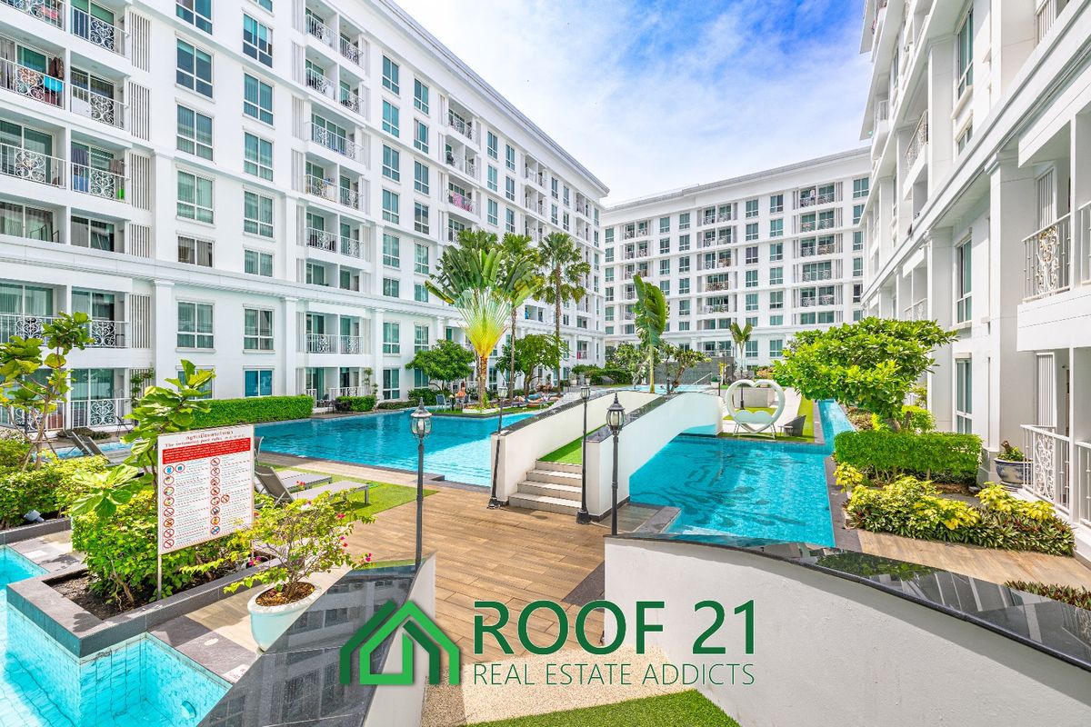 ให้เช่าคอนโดพัทยา บางแสน ชลบุรี สัตหีบ : สตูดิโอสวยวิวสระ ที่ The Orient Resort & Spa ใกล้ทะเลจอมเทียน / R-0383L