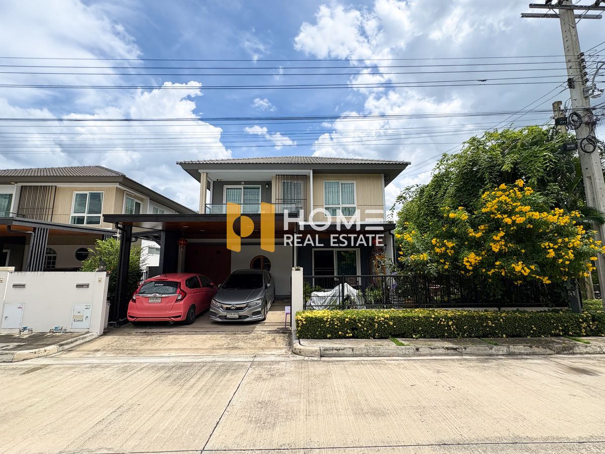 For SaleHouseNawamin, Ramindra : Detached house, Pruek Lada Wongwaen -Hathairat / 3 Bedrooms (Sale), PRUKLADA WONGWAEN - Hathairat / Details 3 Bedrooms (For Sale) Beam057