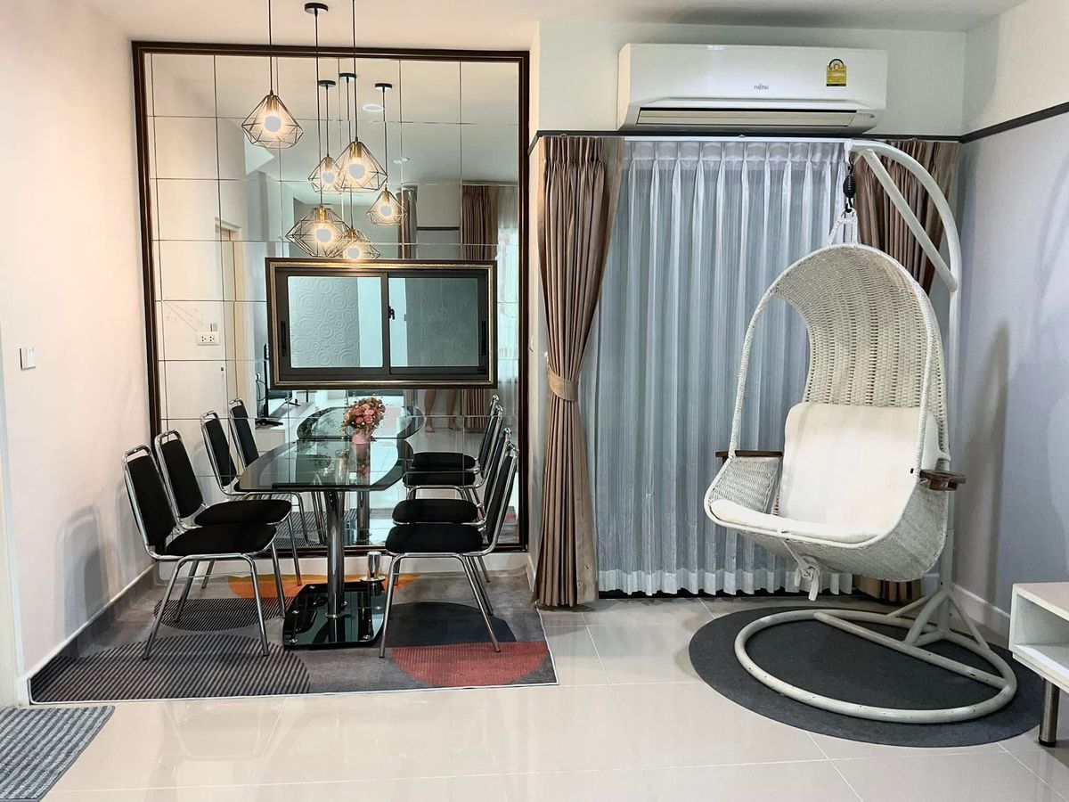 ให้เช่าทาวน์โฮมสมุทรปราการ สำโรง : ทาวน์เฮ้าส์ให้เช่า ✨ Pleno Sukhumvit-Bangna  ✨ 3 ห้องนอน 2 ห้องน้ำ เฟอร์นิเจอร์ และ เครื่องใช้ไฟฟ้าครบ 