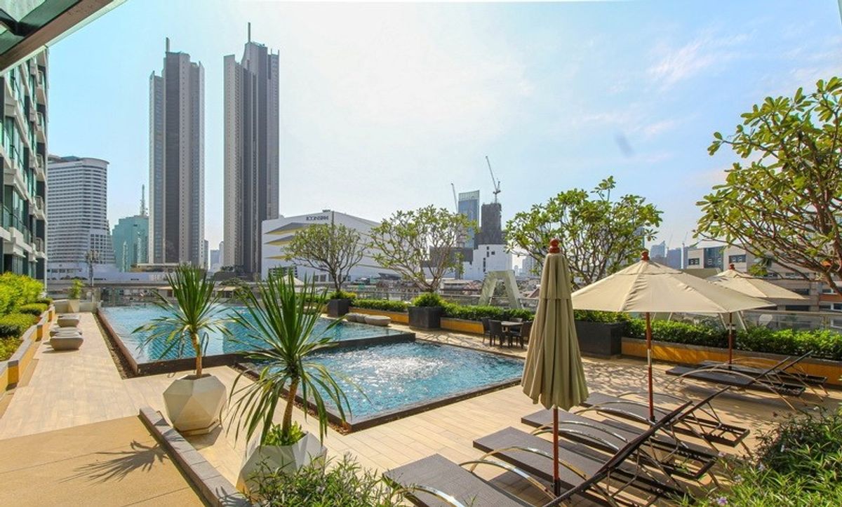 For RentCondoWongwianyai, Charoennakor : ✨ Want to be on the waterfront, luxury atmosphere, Supalai Premier is the answer ✔