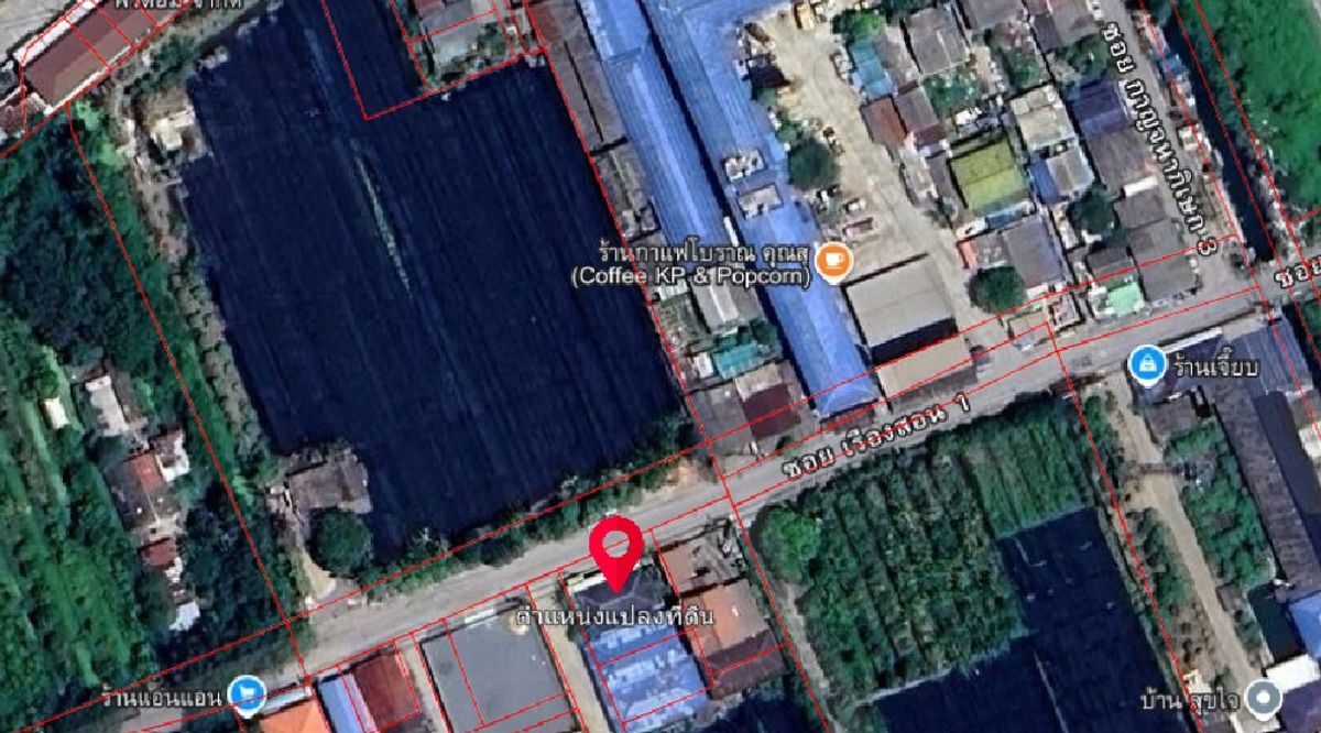 For SaleLandBang kae, Phetkasem : Land for sale, Phetkasem 63, beautiful corner plot, next to the road on 2 sides (front-side), convenient entry and exit, 131 sq m., with room for rent, generating immediate income. In Soi Phetkasem 63 (Wat Muang)