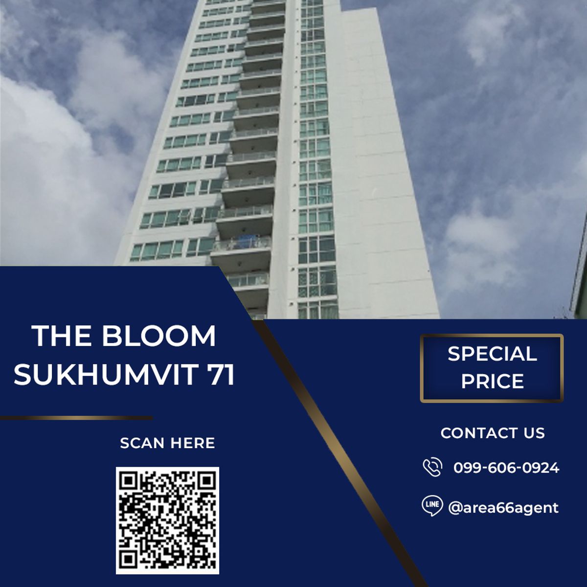 For SaleCondoOnnut, Udomsuk : 🔥 For sale !! The Bloom Sukhumvit 71 Condo