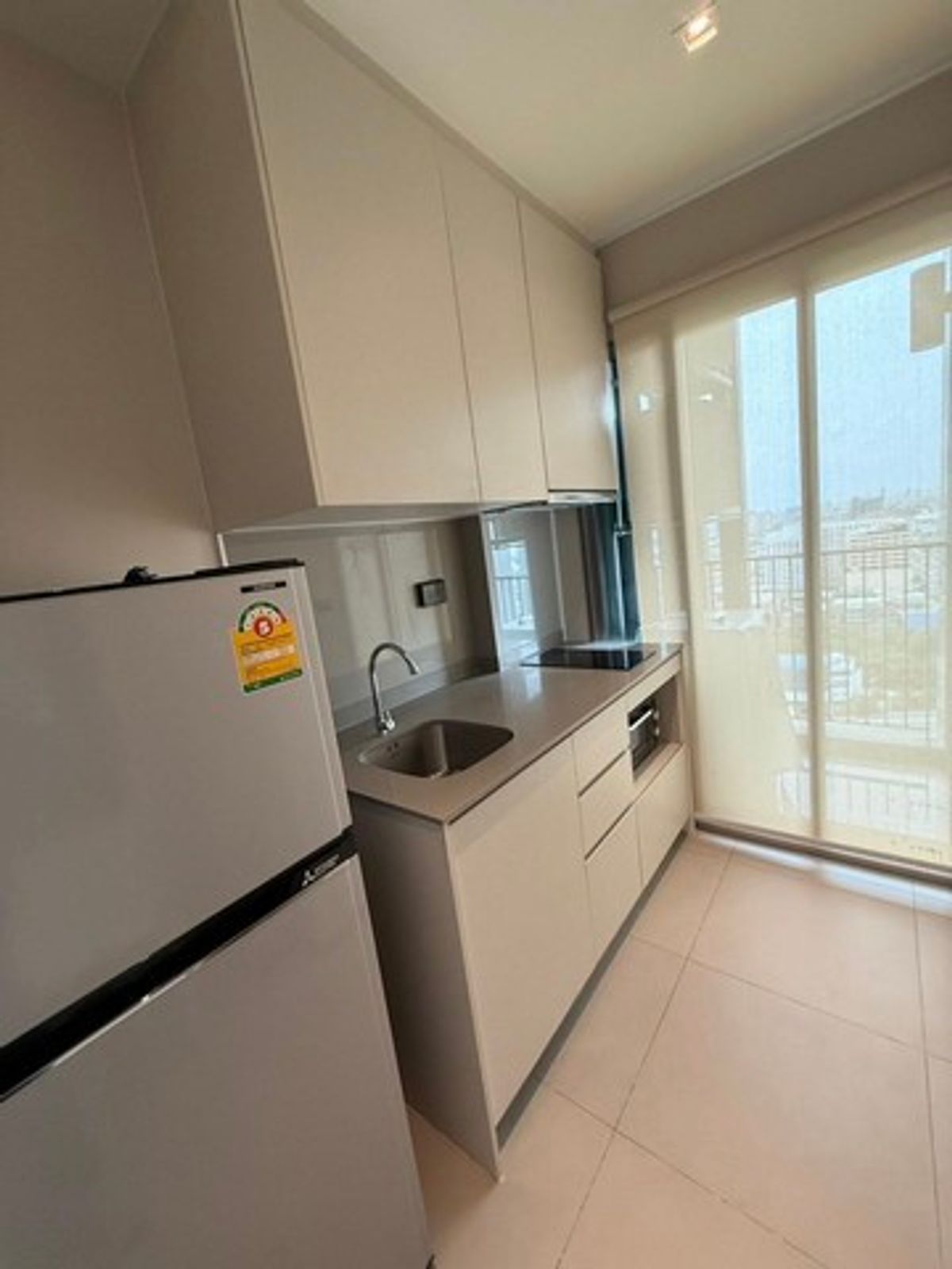 For RentCondoThaphra, Talat Phlu, Wutthakat : WHIZDOM Station Ratchada-Thapra Condo Rental, 28 square meters, floor 23, beautiful room, ready to move in immediately