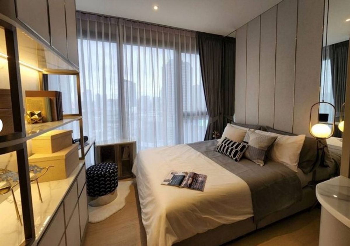 For RentCondoRama9, Petchburi, RCA : Rent Ashon Asoke-Rama 9, size 66 sq.m., 18th floor, complete decoration