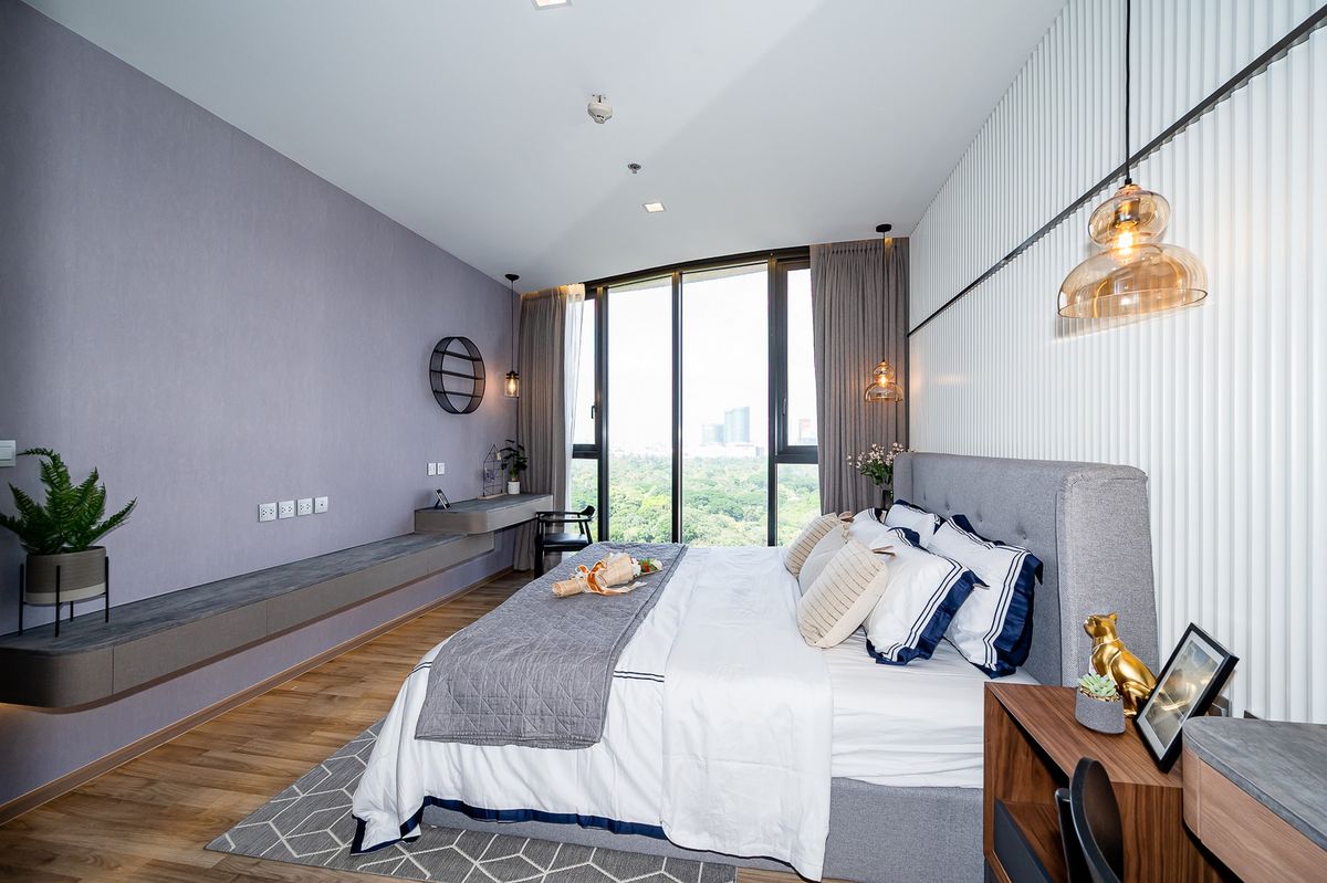 For SaleCondoSapankwai,Jatujak : The Line Jatujak - MOCHIT: 3 bedrooms Rare Item North view of Chatuchak Park