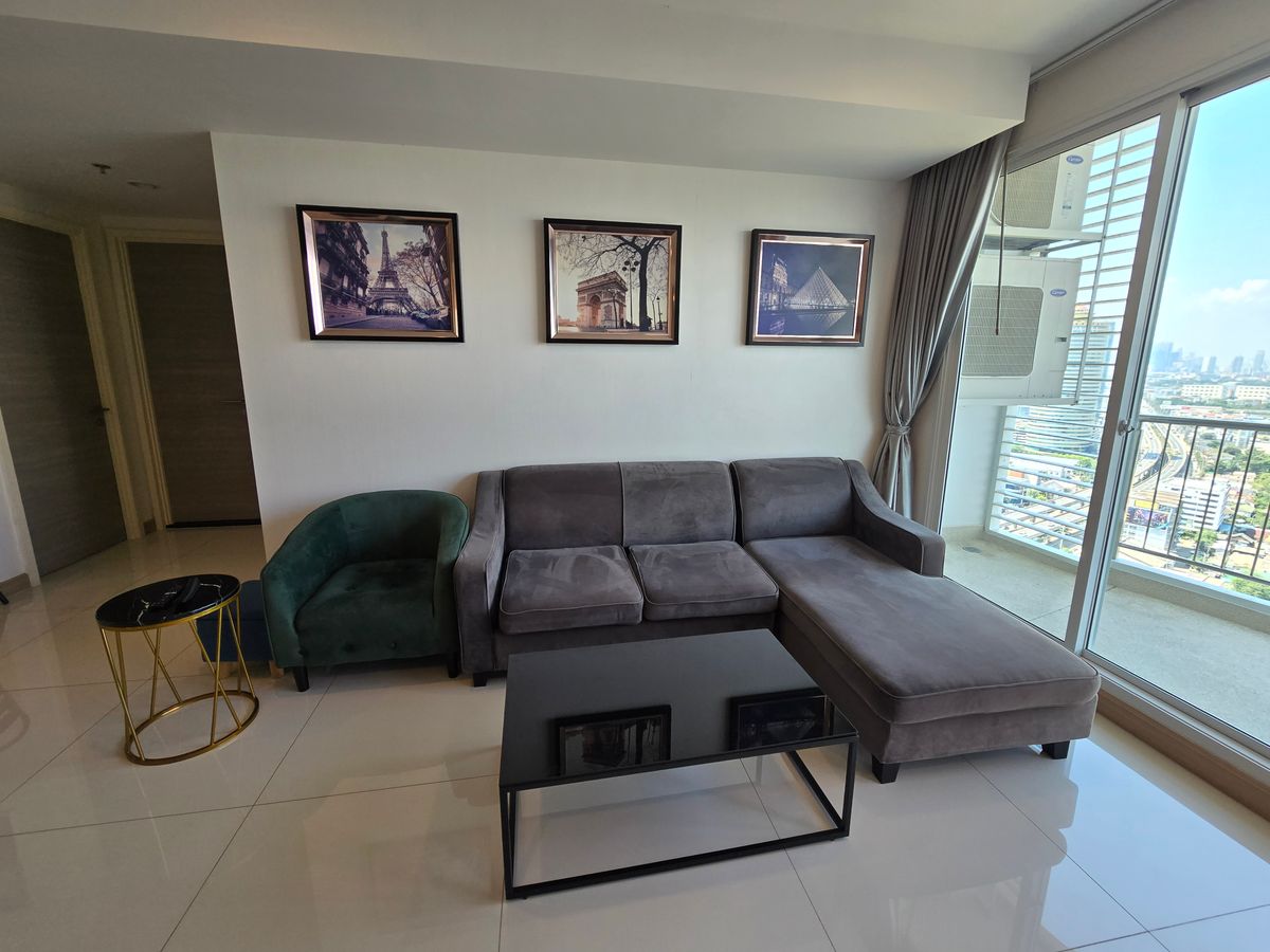 For RentCondoRama3 (Riverside),Satupadit :  Condo for rent Supalai Riva Grande Rama 3