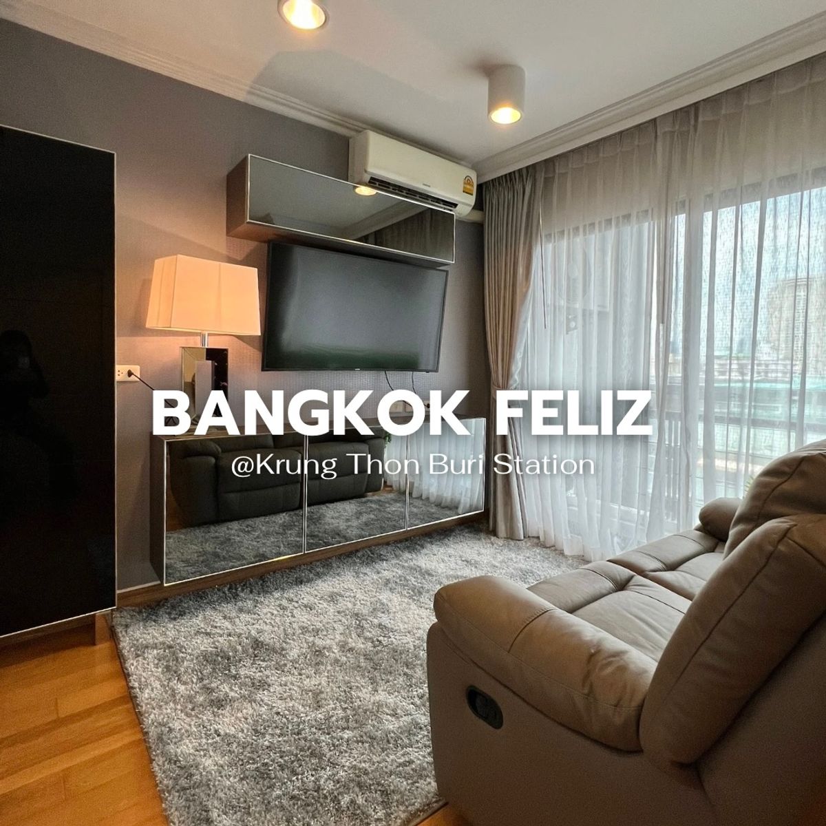 ให้เช่าคอนโดวงเวียนใหญ่ เจริญนคร : ให้เช่า คอนโด Low-rise 2 ห้องนอน Bangkok Feliz @ Krungthonburi ใกล้ BTS กรุงธนบุรี เพียง 300 ม. 🛋️🚝 Line : @steadfastre