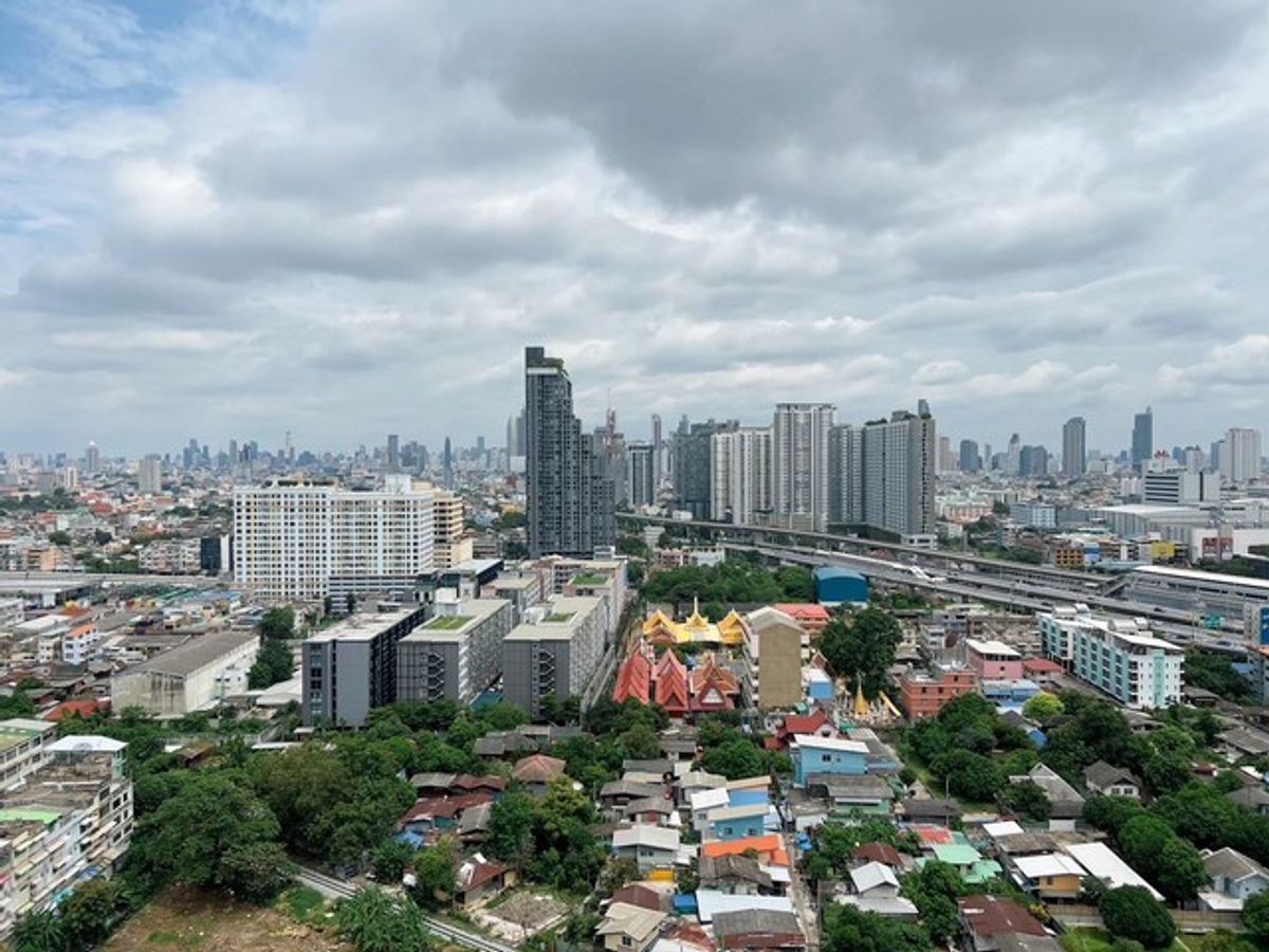 For RentCondoThaphra, Talat Phlu, Wutthakat : Rent Metro Sky Sathorn-Wutthakat, 22nd floor, size 28.18 sqm.