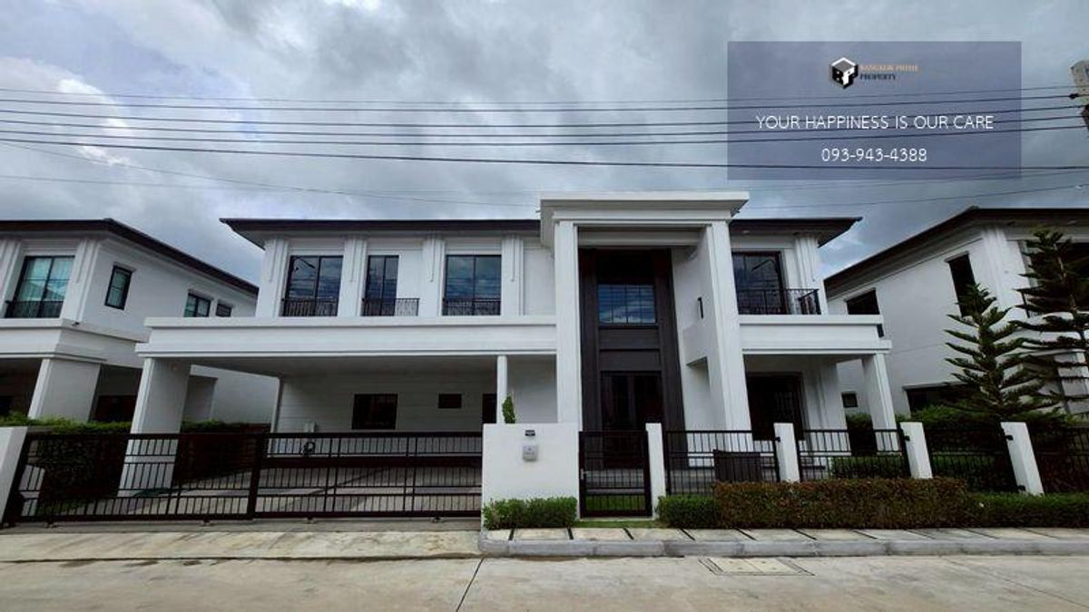 For SaleHouseLadkrabang, Suwannaphum Airport : Setthasiri Bangna-suvarnabhumi | Luxury built-in The house facing the north #2025090811782