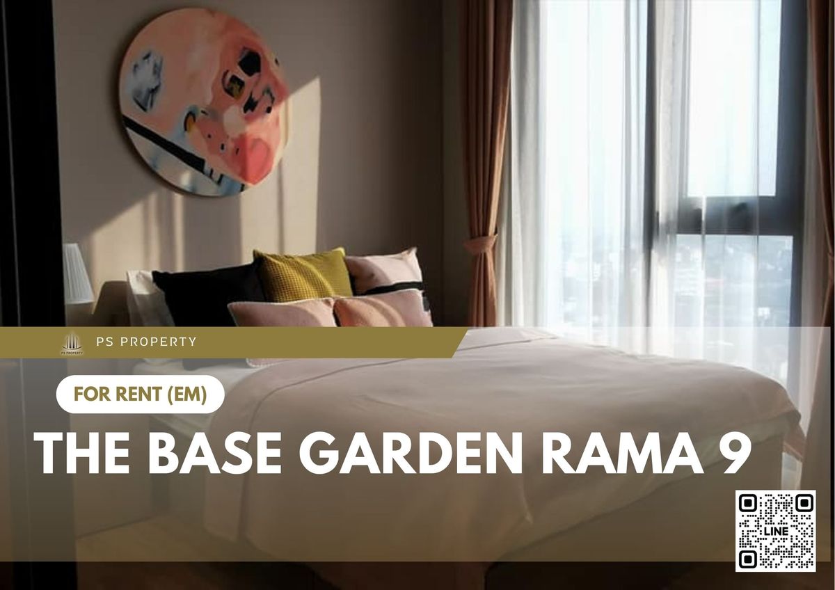 ให้เช่าคอนโดพระราม 9 เพชรบุรีตัดใหม่ RCA : ให้เช่า 📍 The Base Garden Rama 9 📍 ใกล้ APL รามคำแหง เฟอร์นิเจอร์ และ เครื่องใช้ไฟฟ้าครบ 