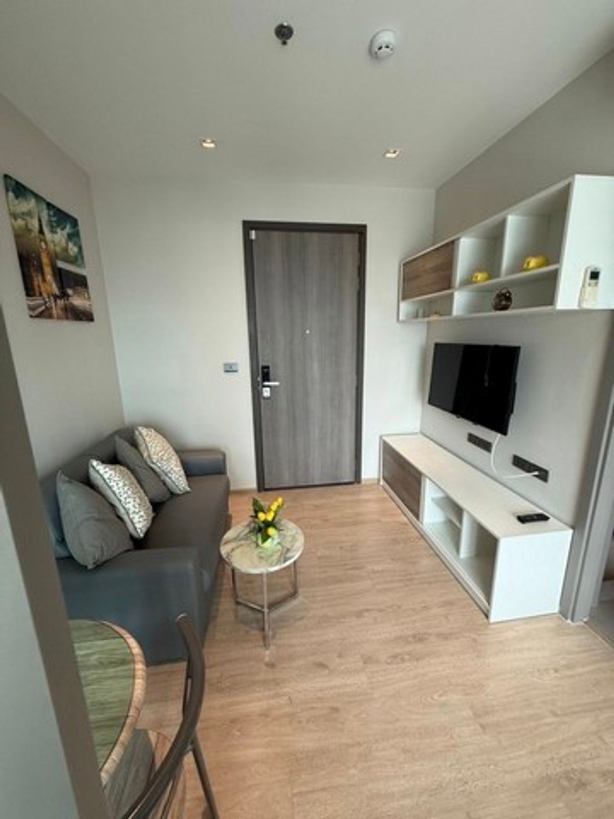 For RentCondoThaphra, Talat Phlu, Wutthakat : WHIZDOM Station Ratchada-Thapra Condo Rental, 28 square meters, floor 23, beautiful room, ready to move in immediately