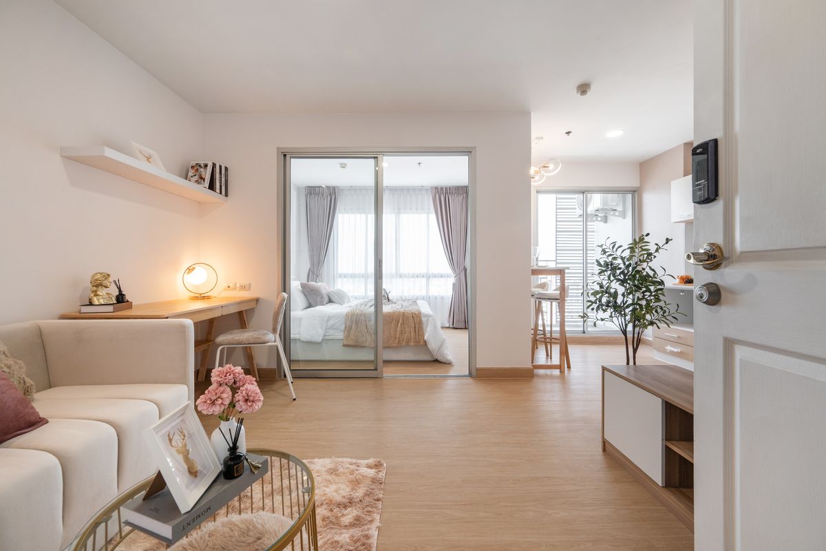 For SaleCondoRama3 (Riverside),Satupadit : 💥SL-8764💥 Condo for sale, beautiful room, good price, The Trust Residence Ratchada - Rama 3 👉 Add Line @be.easy