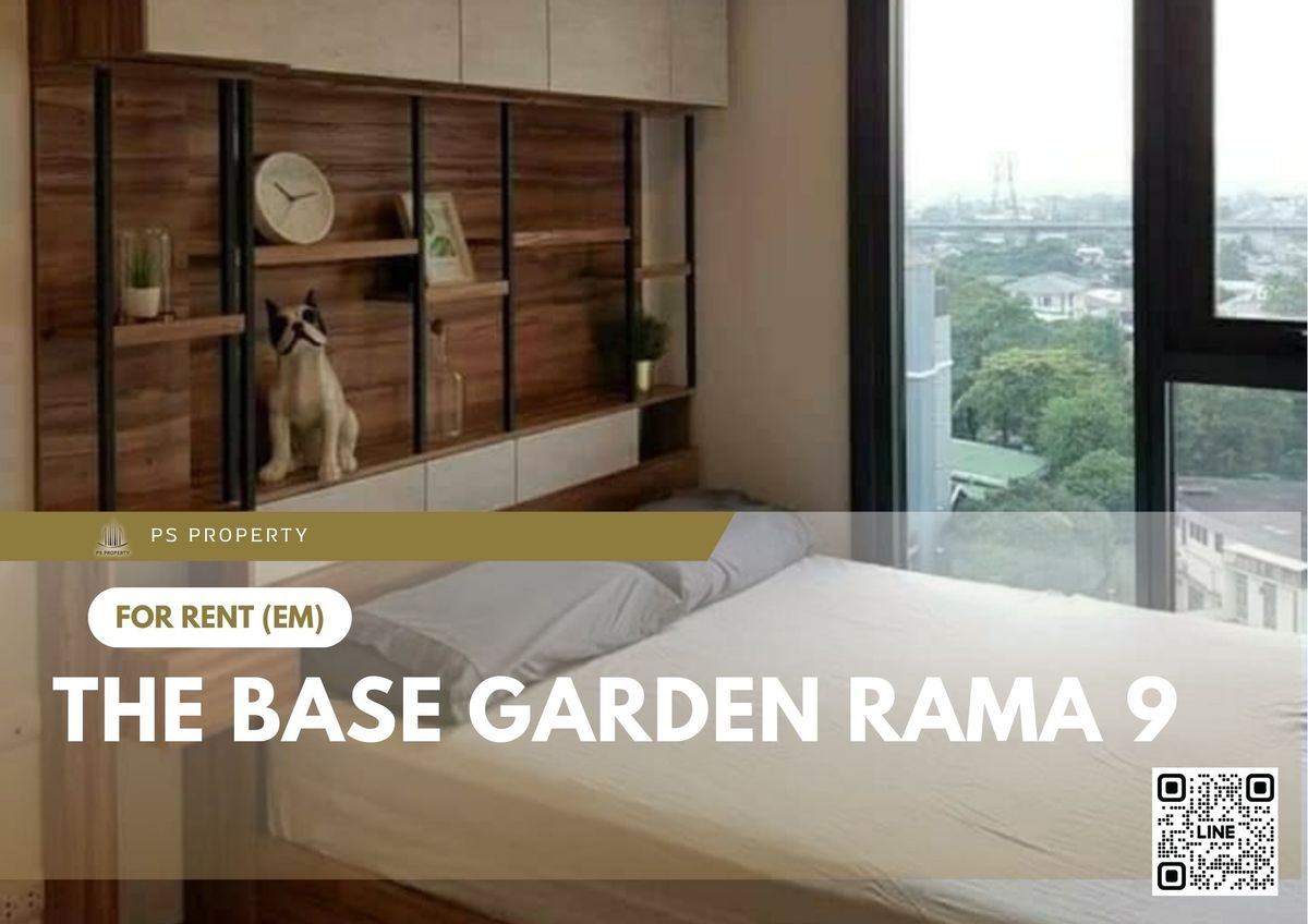 ให้เช่าคอนโดพระราม 9 เพชรบุรีตัดใหม่ RCA : ให้เช่า ✨ The Base Garden Rama 9 ✨ เฟอร์นิเจอร์ และ เครื่องใช้ไฟฟ้าครบ ใกล้ MRT พระราม 9