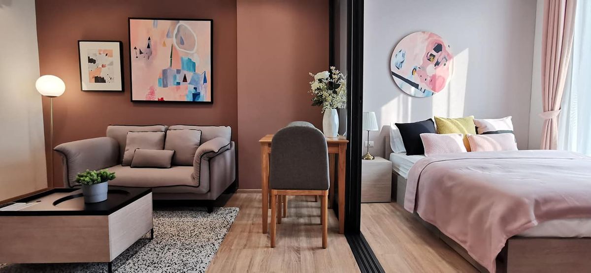 ให้เช่าคอนโดพระราม 9 เพชรบุรีตัดใหม่ RCA : ให้เช่า 📍 The Base Garden Rama 9 📍 ใกล้ APL รามคำแหง เฟอร์นิเจอร์ และ เครื่องใช้ไฟฟ้าครบ 