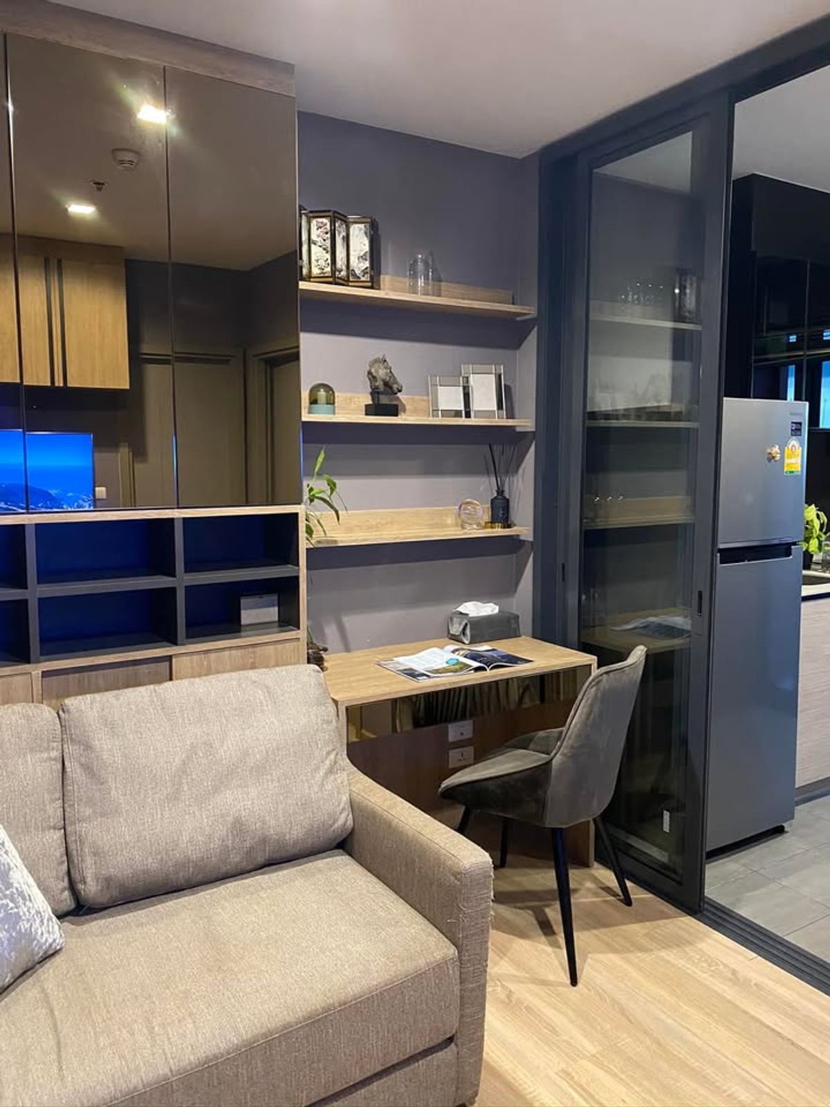 ให้เช่าคอนโดพระราม 9 เพชรบุรีตัดใหม่ RCA : ให้เช่า ✨ The Base Garden Rama 9 ✨ เฟอร์นิเจอร์ และ เครื่องใช้ไฟฟ้าครบ ใกล้ MRT พระราม 9