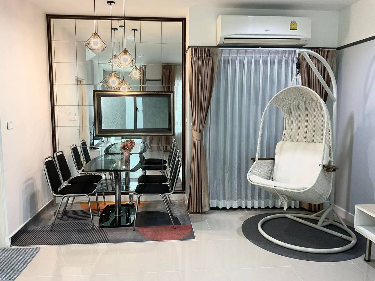 ให้เช่าทาวน์โฮมสมุทรปราการ สำโรง : ทาวน์เฮ้าส์ให้เช่า 📍 Pleno Sukhumvit-Bangna 2 📍 3 ห้องนอน 2 ห้องน้ำ เฟอร์นิเจอร์ และ เครื่องใช้ไฟฟ้าครบ 