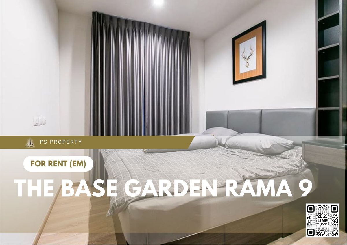 ให้เช่าคอนโดพระราม 9 เพชรบุรีตัดใหม่ RCA : ให้เช่า 📍 The Base Garden Rama 9 📍 ใกล้ APL รามคำแหง เฟอร์นิเจอร์ และ เครื่องใช้ไฟฟ้าครบ 