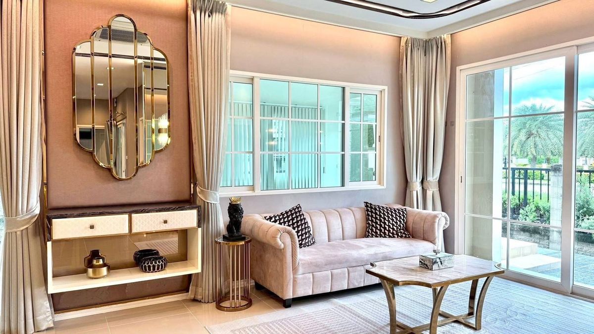 ให้เช่าบ้านเกษตร นวมินทร์ ลาดปลาเค้า : บ้านเดี่ยวให้เช่า ✨ Grandio Ladprao-Kaset Nawamin ✨ 3 ห้องนอน 4 ห้องน้ำ เฟอร์นิเจอร์ และ เครื่องใช้ไฟฟ้าครบ ใกล้ เซ็นทรัล อีสต์วิลล์