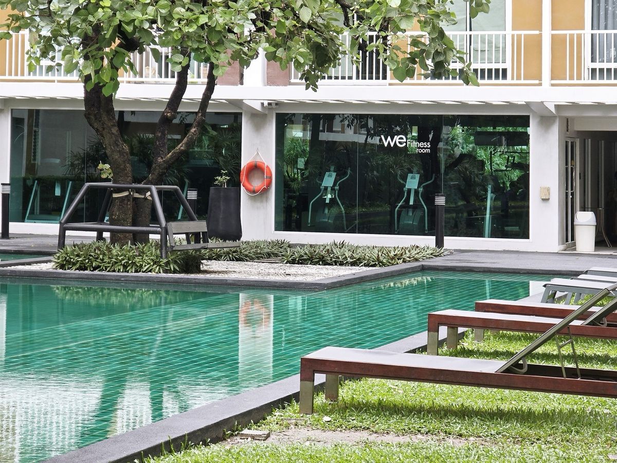 For SaleCondoYothinpattana,CDC : Condo Feel, a house that has a real life area, V Condo Ekkamai-Ram Inthra 🏡 The room is ready to stay in the function, plus many facilities 👌