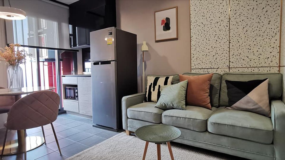 ให้เช่าคอนโดพระราม 9 เพชรบุรีตัดใหม่ RCA : ให้เช่า ✨ The Base Garden Rama 9 ✨ เฟอร์นิเจอร์ และ เครื่องใช้ไฟฟ้าครบ ใกล้ MRT พระราม 9