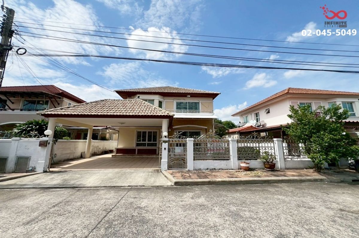 For SaleHouseNawamin, Ramindra : Selling and renting a 2 -story luxury detached house, Watcharapol - Ram Inthra 70 sq.w., Chuan Chuan City, potential location