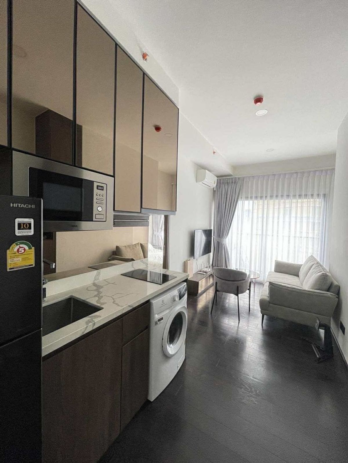 For RentCondoSukhumvit, Asoke, Thonglor : For rent 🔥🔥Park Origin Thonglor, beautiful room, fully furnished with appliances and bathtub.
