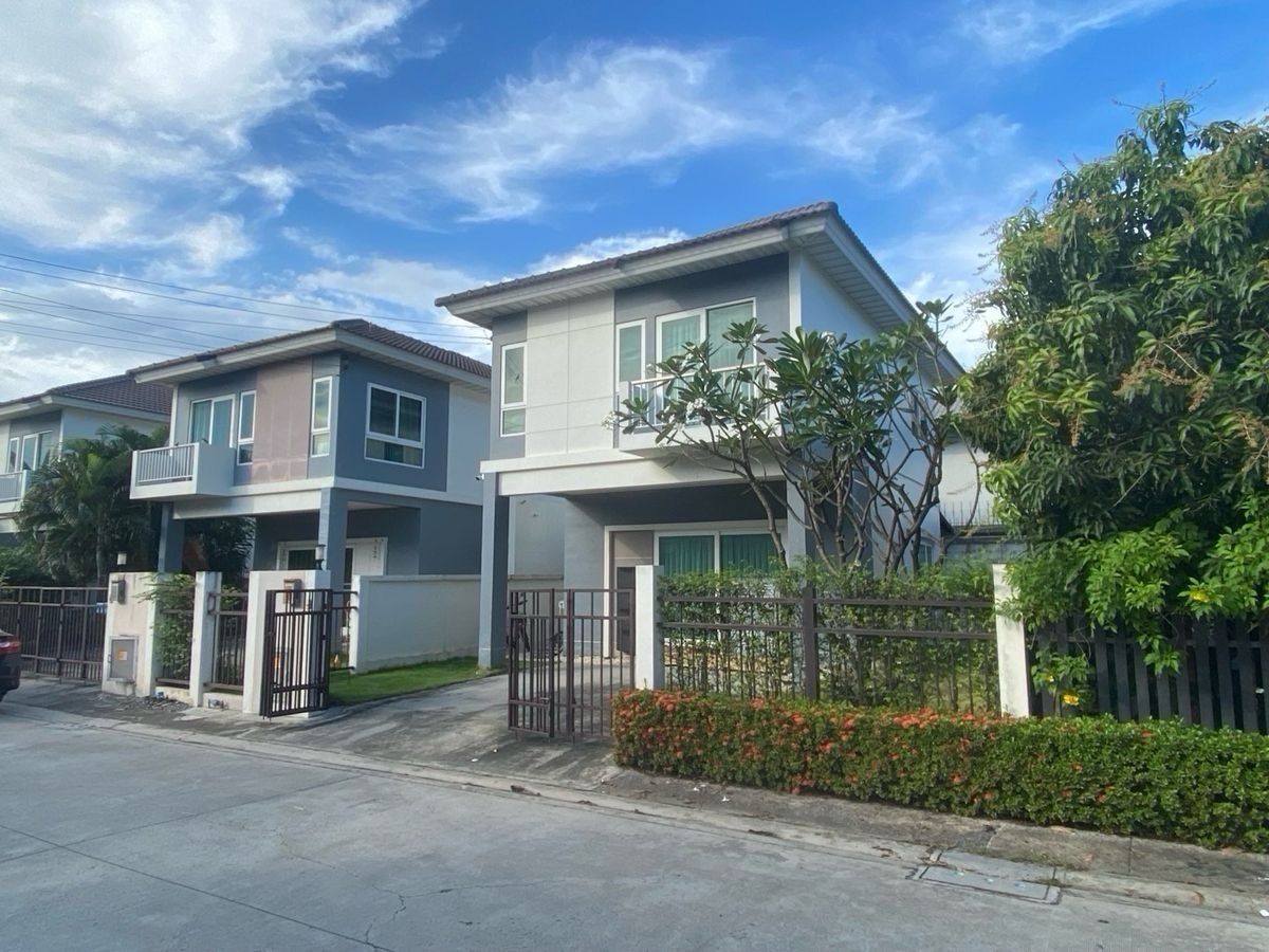 ให้เช่าบ้านสมุทรปราการ สำโรง : ให้เช่าบ้าน ศุภาลัย ไพร์ด-วงแหวน บ้านสวยเฟอร์ครบ พร้อมอยู่ แอร์4 ตัว