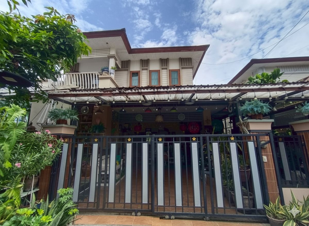 For SaleHouseRama5, Ratchapruek, Bangkruai : 2 storey detached house for sale, Suchawalai Project (Krisana Village) Rama 5 location - Nakhon In in front of the garden, shady atmosphere, only 5.99 million! 🏡