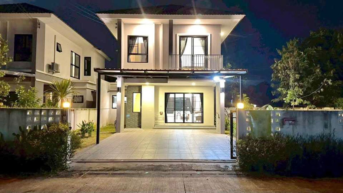 ให้เช่าบ้านเชียงใหม่ : บ้านให้เช่าเดือนละ 28,000 บาท ใกล้รร.นานาชาติเปรมเพียง 5 นาที No.10H215
