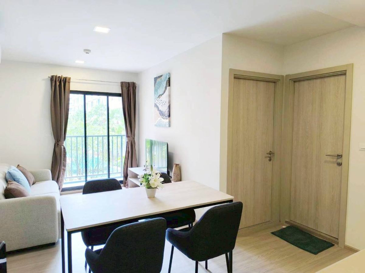 For RentCondoPhuket : 2 bedrooms with a long pool view for rent at the D Condo Reef Phuket