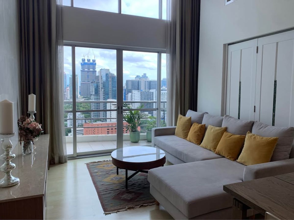 For RentCondoWitthayu, Chidlom, Langsuan, Ploenchit : 🌿 ✨ The Rajdamri ✨🌿 2 BED 2 Bath, RENTAL 80,000 Baht
