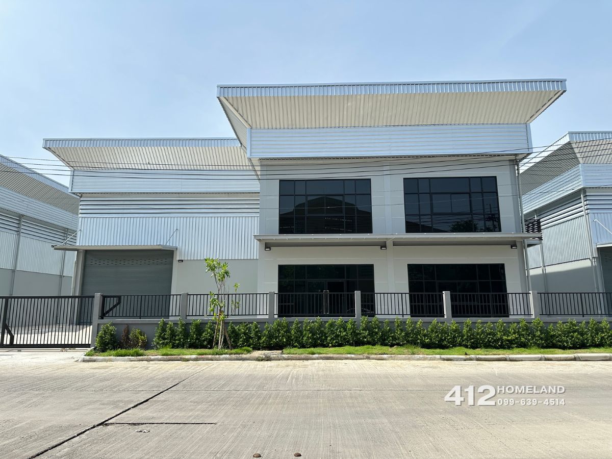 ให้เช่าโกดังสมุทรปราการ สำโรง : ให้เช่าโกดังสร้างใหม่ 1,000 ตรม.+สำนักงาน 2 ชั้น บางเสาธง, สมุทรปราการ