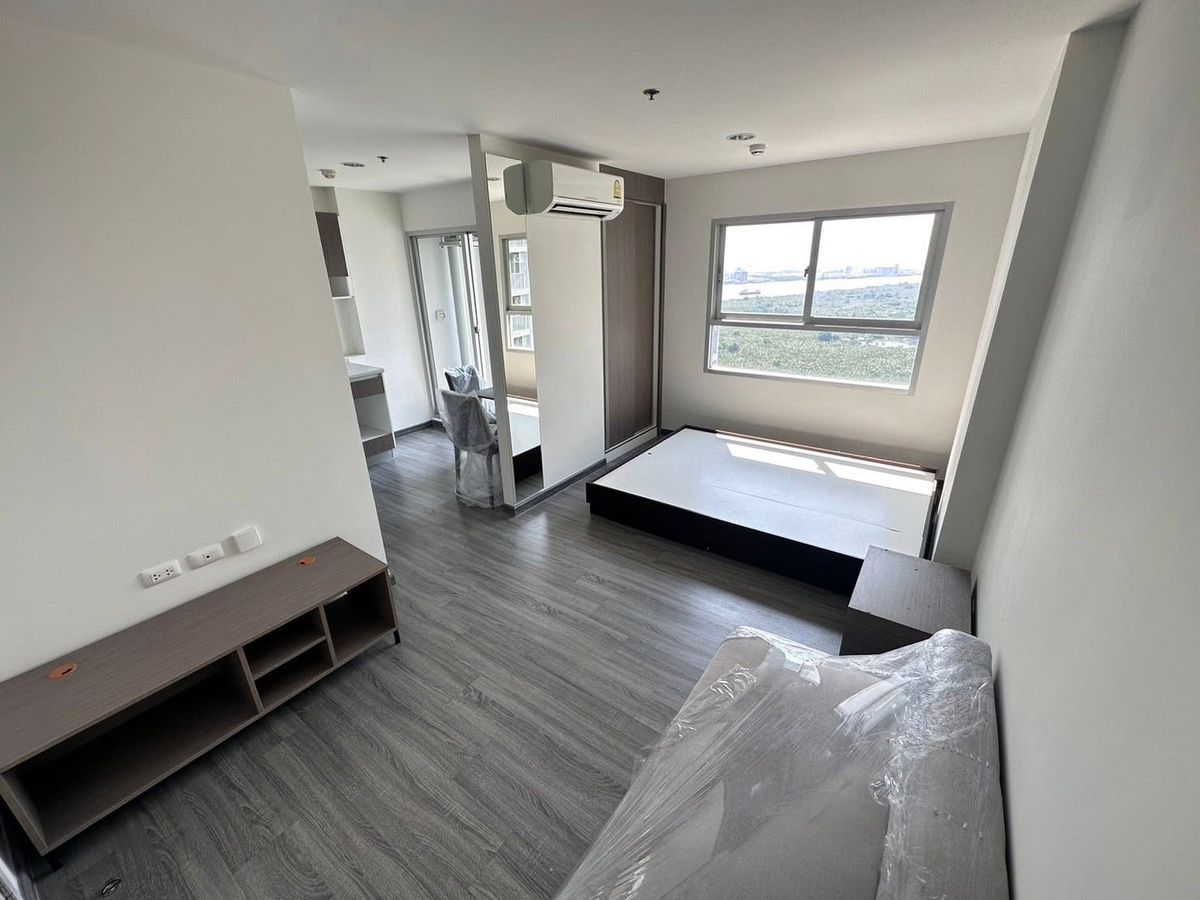 ให้เช่าคอนโดสมุทรปราการ สำโรง : ให้เช่า 🔥 The Trust Condo @BTS Erawan 🔥 ใกล้ BTS ช้างเอราวัณ เฟอร์นิเจอร์ และ เครื่องใช้ไฟฟ้าครบ 