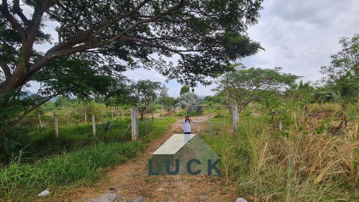 ขายที่ดินหัวหิน ประจวบคีรีขันธ์ : LUCK 🏠ขายที่ดิน 7 ไร่ หัวหิน พร้อมบ้านสวนชั้นเดียว 1 หลัง ที่ติดถนนสาธารณะประโยชน์ ราคาดี!!!