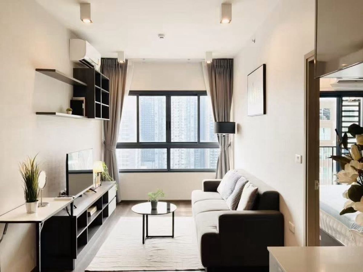 For RentCondoRama9, Petchburi, RCA : Condo for rent 🔥 IDO Rama 9 - Asoke 🔥 Floor 24🔥44 sqm 🔥2Bed🔥 R109-2