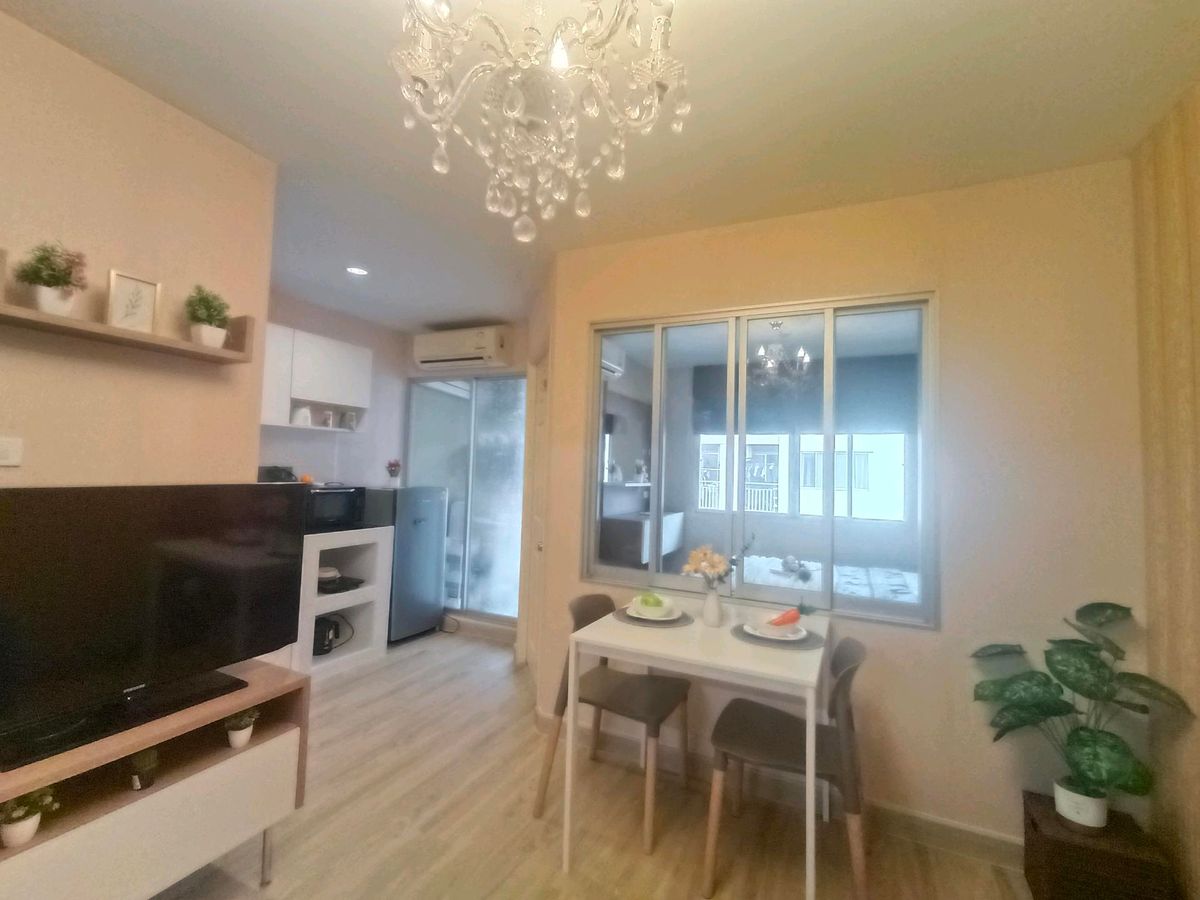 ให้เช่าคอนโดนวมินทร์ รามอินทรา : ให้เช่าลุมพินี condo town รามอินทราหลักสี่ 1นอน1น้ำ ติด BTSรามอินทรา