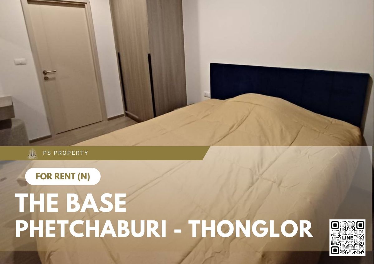For RentCondoRama9, Petchburi, RCA : For rent 🔥 THE BASE Phetchaburi - Thonglor 🔥 Fully furnished and equipped, near BTS Thonglor