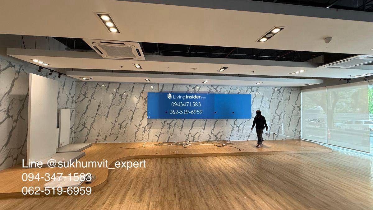 For RentRetail SpaceSukhumvit, Asoke, Thonglor : Retail/Restaurant Space for Rent – Asoke (Ground Floor, Front Zone