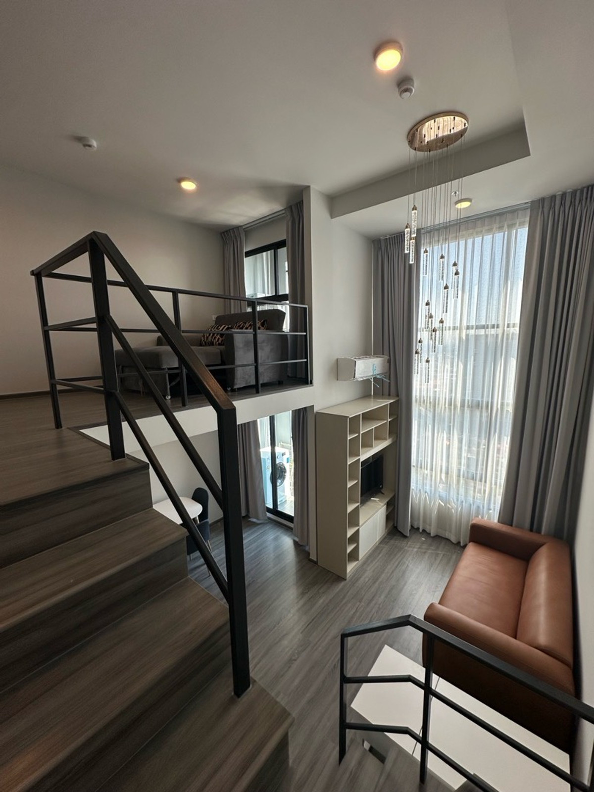 For RentCondoSeri Thai, Ramkhamhaeng Nida : For rent 🔥🔥ideo Lamsali-Ramkhamhaeng, large room, hybrid plus style, fully furnished, corner room, beautiful view