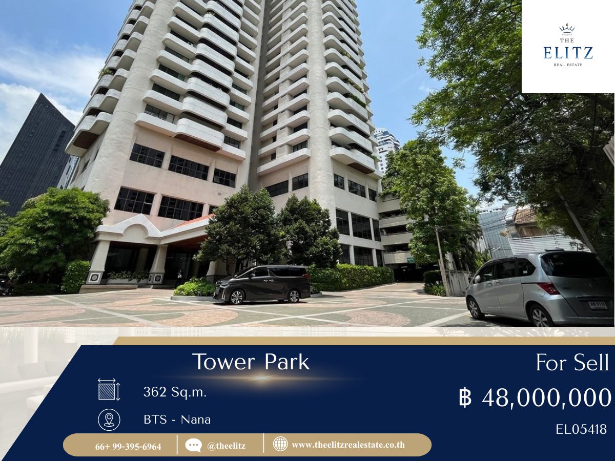 For SaleCondoKhlongtoei, Kluaynamthai : ✨ Urgent sale Tower Park | Great value room Ready to stay immediately Hurry and decide before the room is dropped 💯