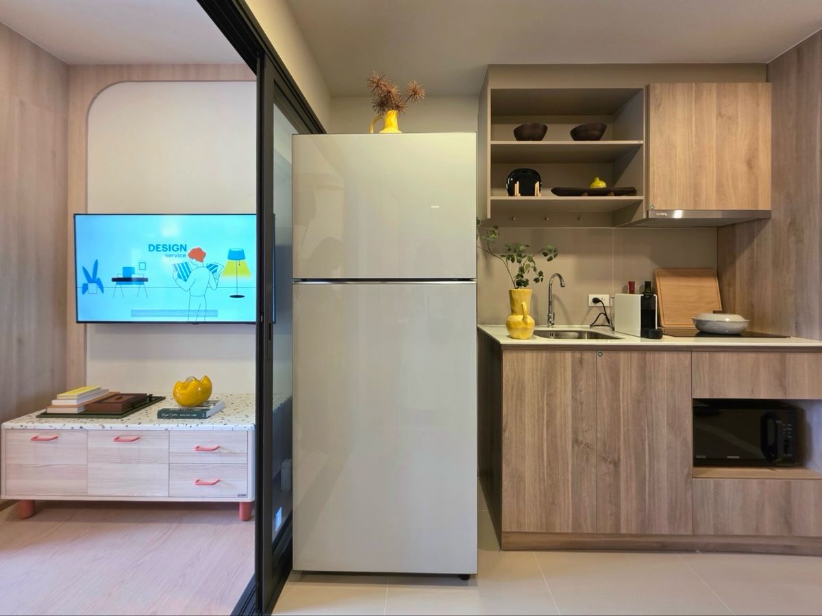 For SaleCondoRama9, Petchburi, RCA : ⭐️ (Buy directly from the project) ⭐️𝐓𝐡𝐞 𝐁𝐚𝐬𝐞 𝐔𝐫𝐛𝐚𝐧 𝟗 𝟗 26.75 SQ.M 1 Bed 1 Bath only 3.79 MB !! Contact 086-795-9997