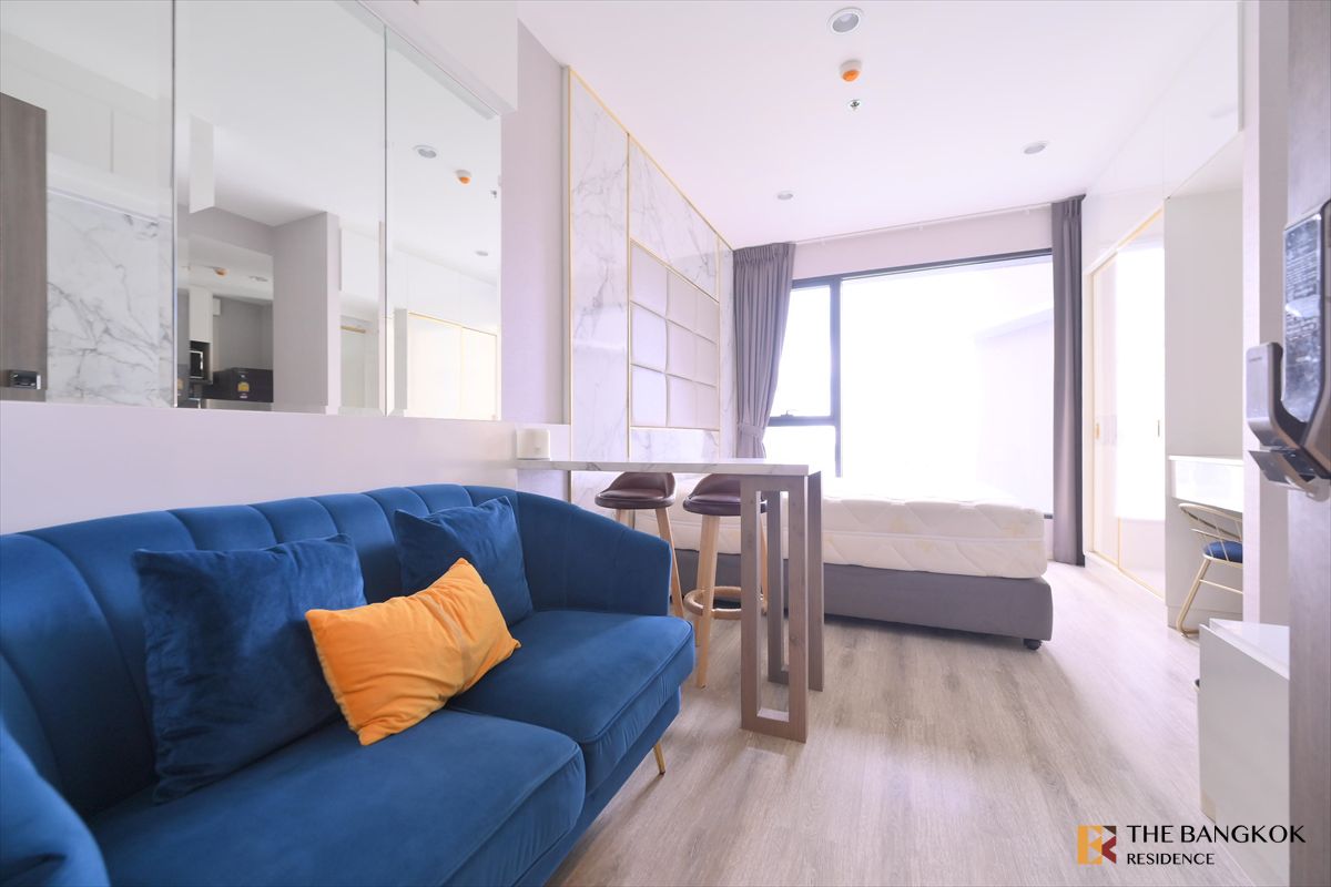 ให้เช่าคอนโดพระราม 9 เพชรบุรีตัดใหม่ RCA : 🔥Ideo Mobi Asoke - For rent good price 23,000/month, 1B1B 28 sq.m. / beautiful room and prime area / near MRT - By Loft