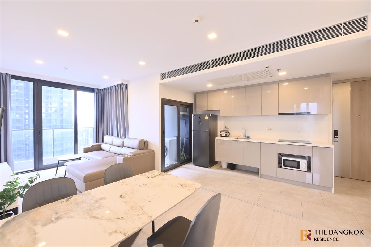 ให้เช่าคอนโดพระราม 9 เพชรบุรีตัดใหม่ RCA : 🔥One9Five Asoke - Rama9 For Rent 60,000 bath/month / Type 2B2B Size 69 sq.m. / High Floor / Luxury condo and super great facilities/ Prime location/ near MRT and Supermarket- by Loft