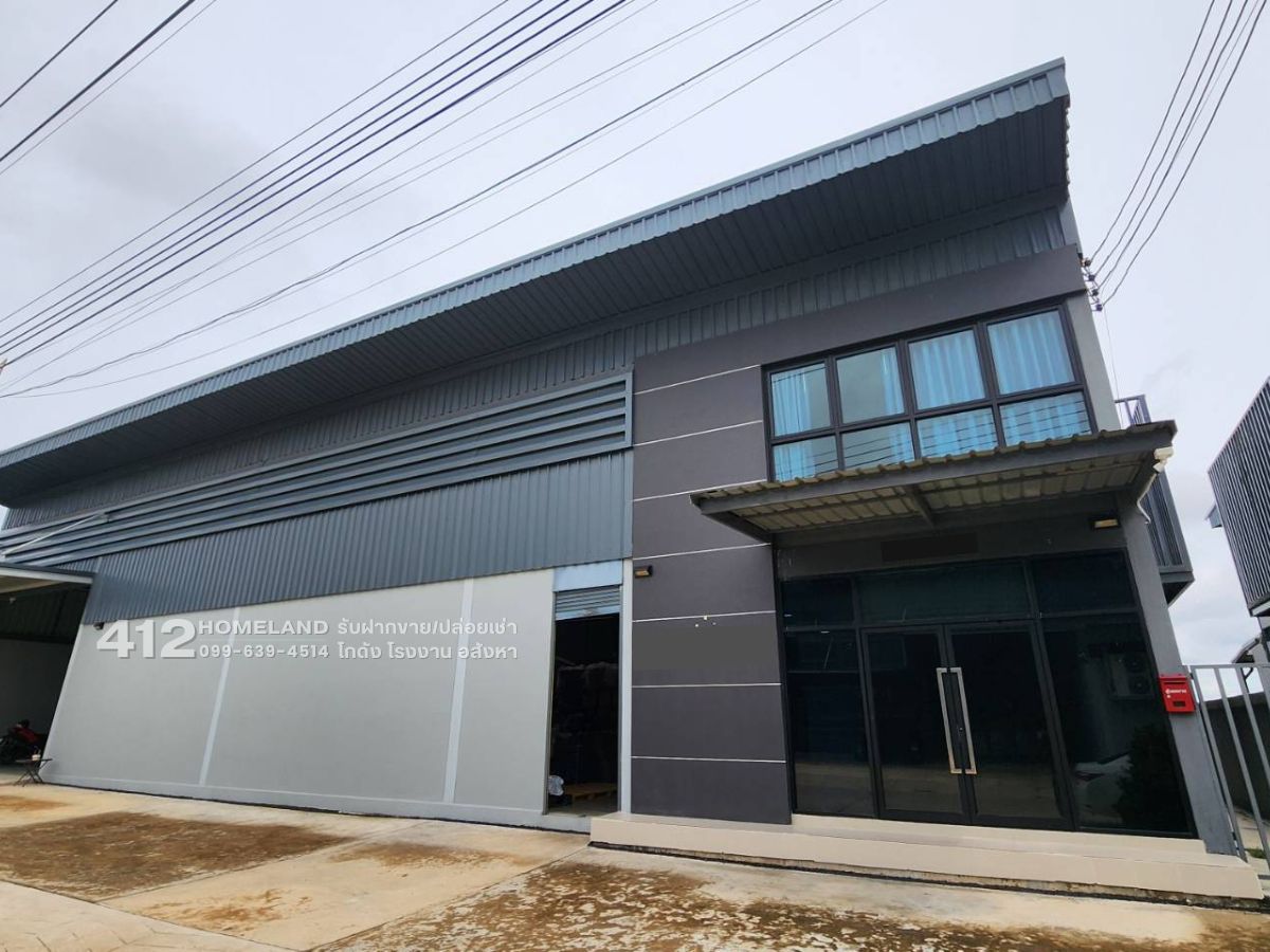 For RentWarehouseSamut Prakan,Samrong : Warehouse rental-Factory size 504 sqm., 2-storey office, convenient, clean, good atmosphere, Bang Sao Thong, Samut Prakan
