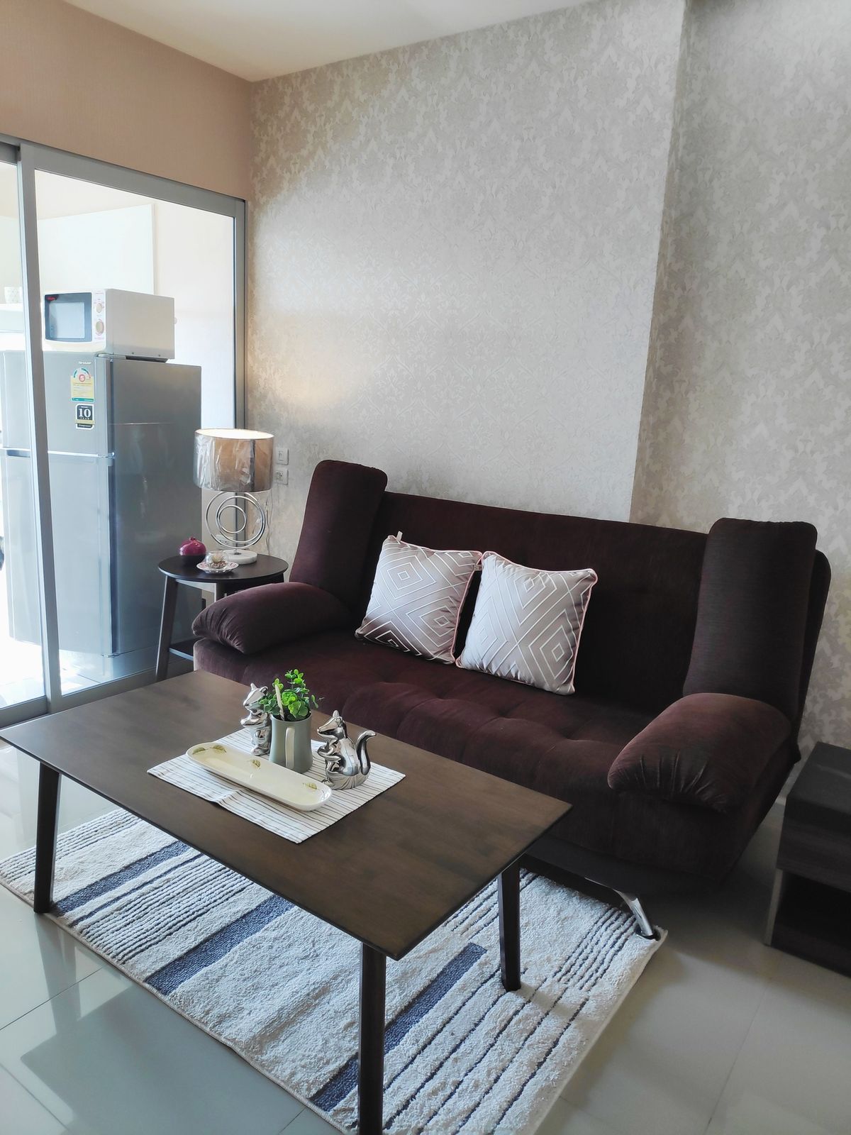 For RentCondoOnnut, Udomsuk : Aspire Sukhumvit 48 | 1 ห้องนอน 32.5 ตร.ม. ชั้น 9 อาคาร N | 16,000 บาท/เดือน | Ref: T2013 📲 สนใจติดต่อ | Contact: LINE: @323gqmho